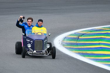 Franco Colapinto y Pierre Gasly.
