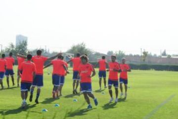 Los azules cumplieron el tercer entrenamiento de la semana.