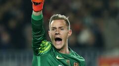 Marc-Andr&eacute; ter Stegen, playing in the Copa del Rey. 