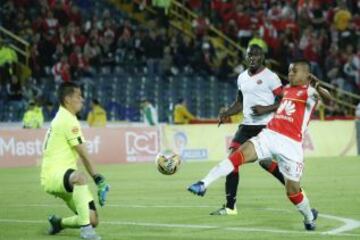 Arrechea, Morelo, Borja, Quiñones y un autogol prendieron la fiesta en El Campín.