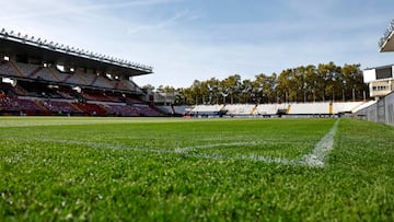 09/11/25 PARTIDO PRIMERA DIVISION
RAYO VALLECANO - REAL MADRID
REPORTAJE ESTADIO DE VALLECAS PANORAMICA GRADAS CESPED