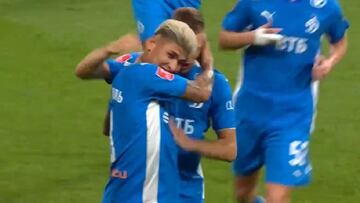 Carrascal y su gol para ayudar a remontar al Dinamo en Copa