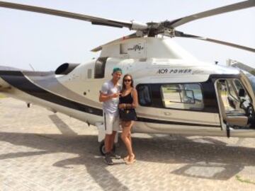 Cristiano Ronaldo con Irina Shayk. 