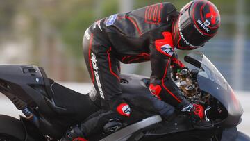 Jorge Lorenzo con la Honda en los test.