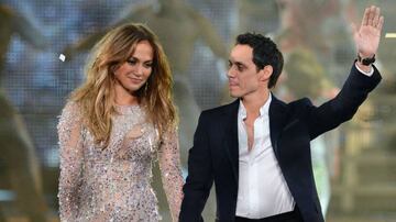 Jennifer L&oacute;pez y Marc Anthony