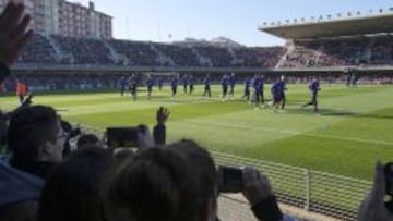 Entenamiento del Barcelona