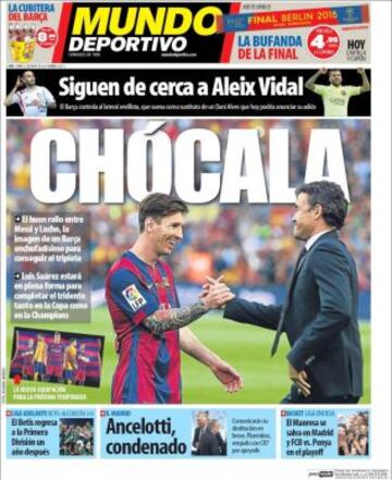 Portadas de la prensa deportiva