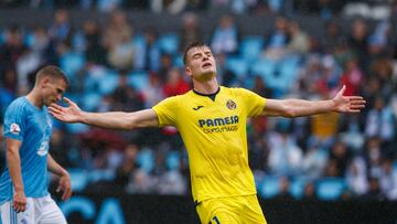 Sorloth, en un partido con el Villarreal.