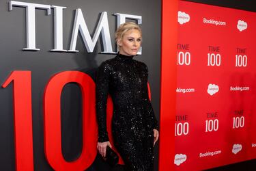 Lindsey Vonn posa en la alfombra roja de la gala TIME100 celebrada en la ciudad de Nueva York. 