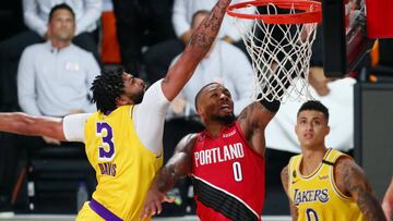 Resumen, resultado y estadísticas del Lakers-Blazers, NBA (111-88)