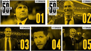 FourFourTwo elige los mejores 50 técnicos de la temporada