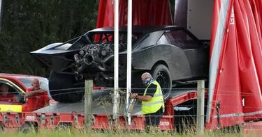 The Batman: nuevas imágenes filtradas del Batmóvil en el set de rodaje