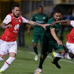 Santa Fe puede eliminar a Equidad, un rival directo