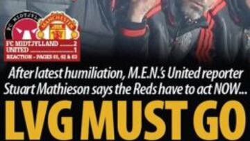 La Prensa inglesa pide la dimisión de Van Gaal