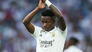 Real Madrid thumped Almería at the Estadio Santiago Bernabéu but the win was overshadowed by an injury to Vinicius.