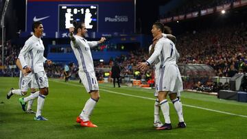 Celebraci&oacute;n del 1-0 obra de Cristiano Ronaldo.