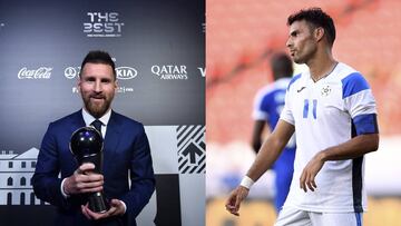 El capitán de la Selección de Nicaragua habría votado por Lionel Messi, pero el propio volante desmintió su participación en dicha votación en The Best.