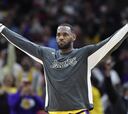 Irónico mensaje de LeBron a sus detractores: "Rey acabado"