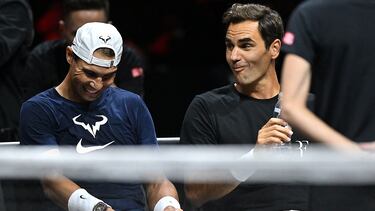 Nadal y Federer, en Londres.
