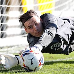 Lunin está preparado para debutar el sábado ante el Cádiz