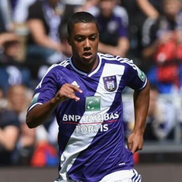 12. Youri Tielemans(18), volante belga que milita en el Anderlecht, está valorado en 19.392 millones de euros.