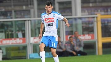 'Chucky' Lozano tuvo un discreto juego en el empate del Napoli