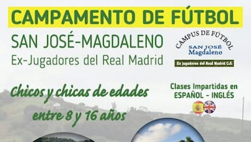 Campamento de F&uacute;tbol San Jos&eacute;-Magdaleno.