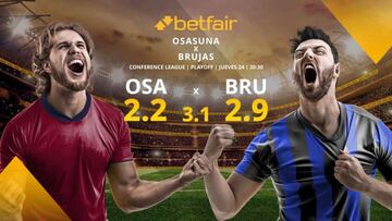CA Osasuna vs. Club Brujas: horario, TV, estadísticas, clasificación y pronósticos