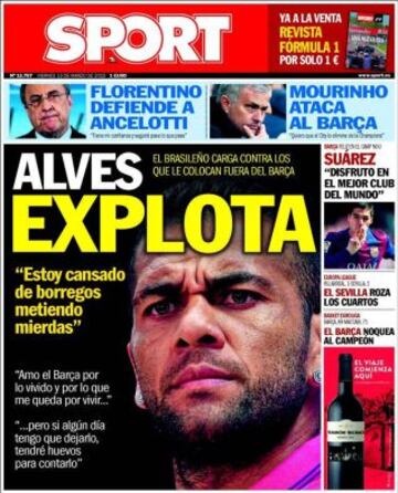 Portadas de la prensa deportiva