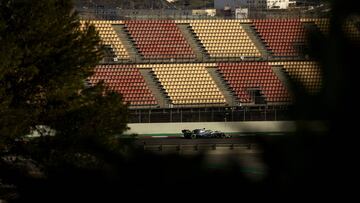 Bottas, en Montmeló.