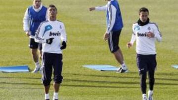 Carvalho, en el entrenamiento