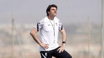 Karanka durante un entrenamiento.