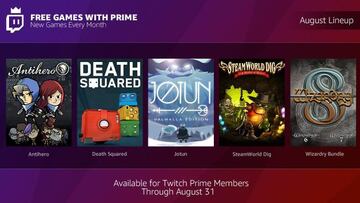 Twitch y Amazon Prime anuncian sus 7 juegos gratis de agosto
