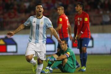 Chile vs Argentina, en imágenes