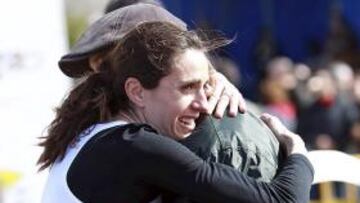 <b>CAMPEONA. </b>Nuria, tras vencer el domingo en el Nacional de cross.