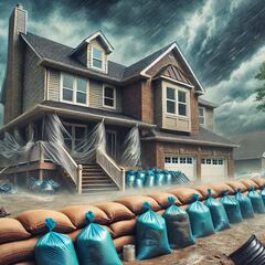 What can I use instead of sandbags to protect my property? 7 home-made alternatives