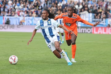 Neyou, en la visita del Celta al Leganés. 