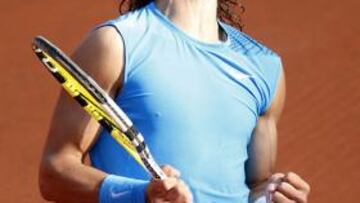 <b>EL REY, EN SU TIERRA. </b>Esa garra con la que canta victoria es lo que hace a Nadal el rey de la tierra.