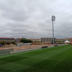 La finalización de la nueva Tribuna de Anduva se retrasa hasta enero