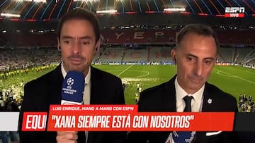 Luis Enrique hace emocionarse en pleno directo a un periodista de ESPN recordando a Xana