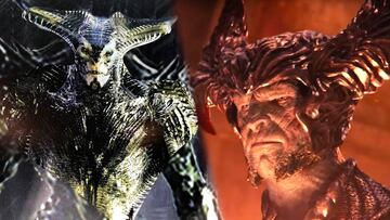 Primera imagen del nuevo diseño de Steppenwolf en Zack Snyder's Justice League