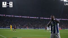 El método Flick no es infalible: el gol de la Real lo tienen que ver