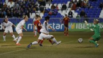 Vero Boquete, autora del primer gol ante Nueva Zelanda.