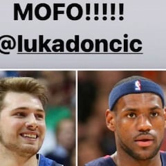 LeBron, tras el récord de Doncic: "Ya os dije que era un hijo de p..."