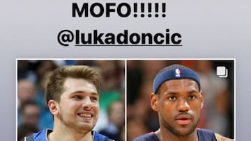 LeBron, tras el récord de Doncic: "Ya os dije que era un hijo de p..."