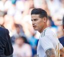 James, convocado por Zidane para el partido ante Eibar