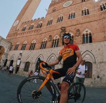 Cortina en Siena, meta de la Strade Bianche