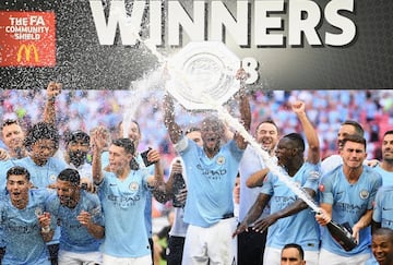 En imágenes: La coronación del City en la Community Shield