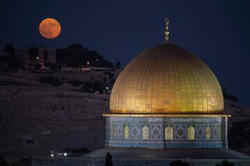 Mezquita de Al-Aqsa, parte del complejo religioso de la Explanada de las Mezquitas de la ciudad santa de Jerusalén.