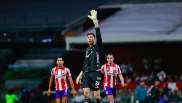 Andrés Sánchez durante el partido América vs Atlético San Luis, Correspondiente al partido de Vuelta de Cuartos de Final del Torneo Clausura 2023 de la Liga BBVA MX, en el Estadio Azteca, el 13 de Mayo de 2023.